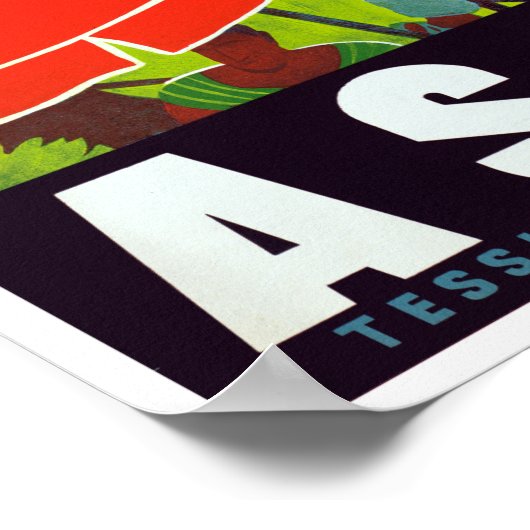 Ascona Zwitserland Poster (Hoek)