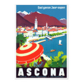  Ascona Zwitserland Reisposter Foto Afdruk (Voorkant)