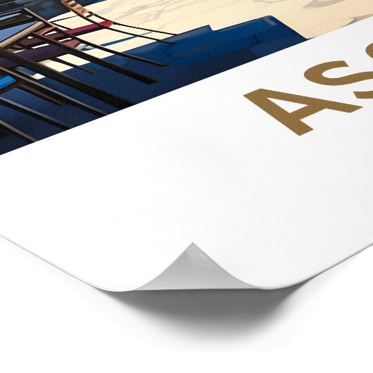 Ascona Zwitserland Reisprint Poster (Hoek)