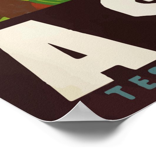 Ascona Zwitserland Vintage Travel Poster (Hoek)