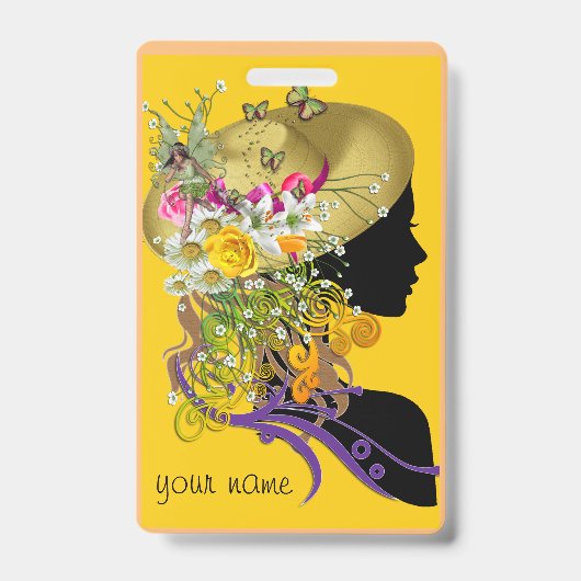 ascot hoed. badge (Voorzijde)