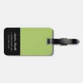 Ascot-hoed Bagagelabel (Achterkant horizontaal)