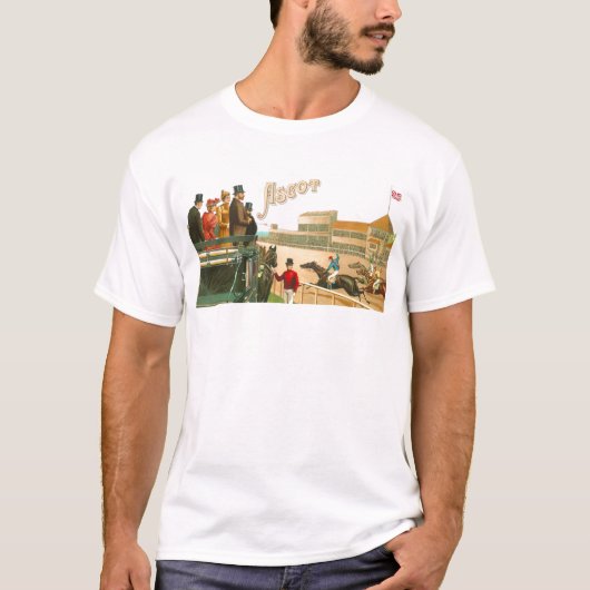  Ascot Horse Race London Art T-shirt (Voorkant)
