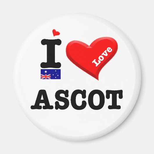 ASCOT - I Love Magneet (Voorkant)