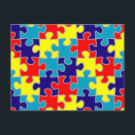 ASD Aspergers Autisme Awareness Puzzle Pattern Briefkaart<br><div class="desc">Prachtige autisme voorlichting puzzelpatroon. Dit patroon is dichtbij en dierbaar aan mijn hart. Mijn eigen zoon werd twee jaar geleden gediagnosticeerd. Ik zette dit patroon op zoveel producten dat ik kon in de hoop autisme bewust te maken op elke manier die ik op zazzle kan vinden. U kunt me vrij...</div>