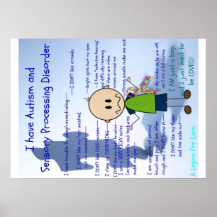 ASD- en SPD-jongen Poster