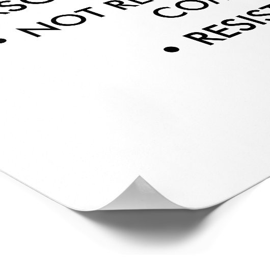 ASD Houston Autism "ALERT"-Poster Poster (Hoek)