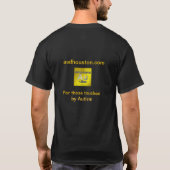 ASD Houston Autism Shirten (zwart) T-shirt (Achterkant)