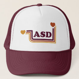 ASD Liefde Retro Trucker Hoed Pet