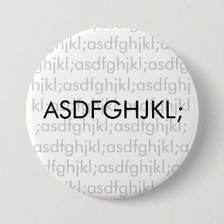 asdfghjkl; ronde button 7,6 cm