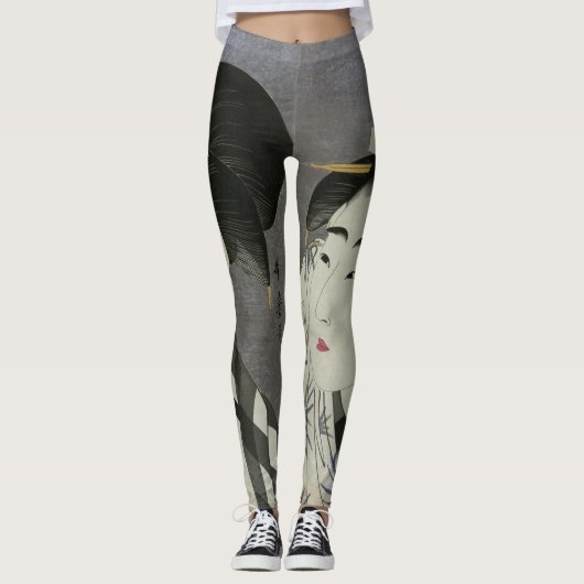 Ase O Fuku Onna Japanse kunst leggings (Voorkant)