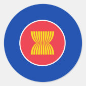 Asean flag Sticker (Voorkant)