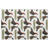 Aseel Black Red Kickens Stof (Fat Quarter)