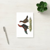 Aseel Black Red Kippen Post-it® Notes (Kantoor)