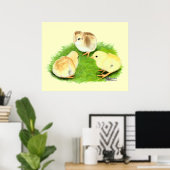 Aseel Wheaten Chicken Poster (Thuiskantoor)