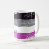 Aseksual Pride Paint Koffiemok (Voorkant rechts)