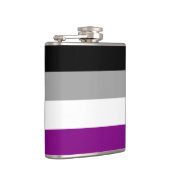 Aseksualiteit Pride vlag Heupfles (Rechts)
