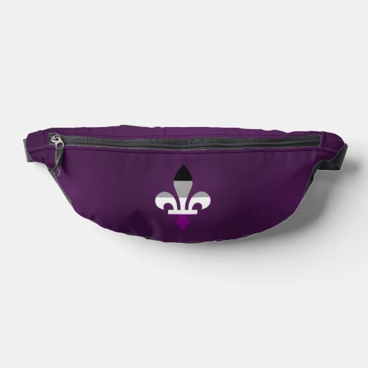 Aseksualiteit trots fleur-de-lis heuptasje (Liggend)