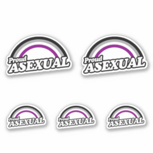 Aseksueel en Trots Sticker