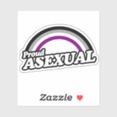 Aseksueel en Trots Sticker (Vel)