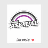 Aseksueel en Trots Sticker (Vel)