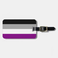 Aseksueel gepride Bagagelabel
