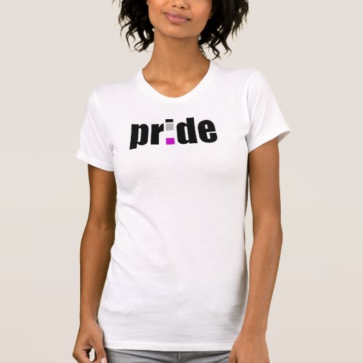 Aseksueel gepride shirt (Voorkant)