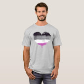 Aseksueel Hart Pride T-Shirt (Voorkant volledig)
