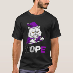 Aseksueel Nee Kat Nee Ace Aseksuele Vlag Lgbqa Pri T-shirt