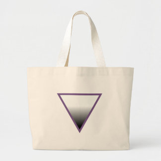 Aseksueel symbool grote tote bag