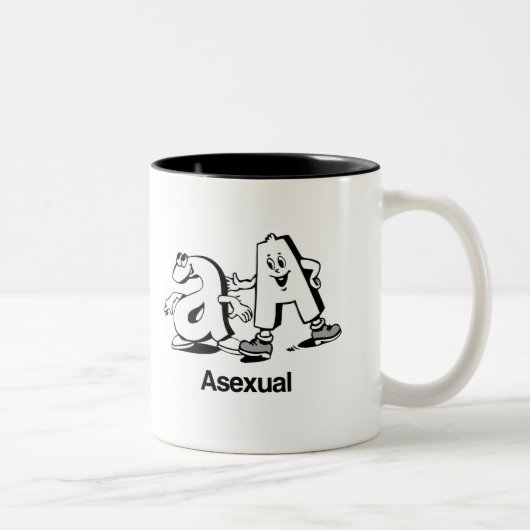 Aseksueel Tweekleurige Koffiemok (Rechts)