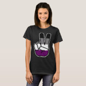 Aseksueel vredessymbool t-shirt (Voorkant volledig)