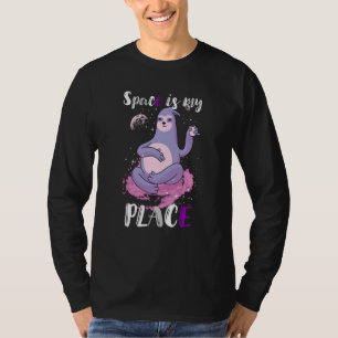 Aseksuele Ace Luiaard Ruimte Melkweg Ruimte Is Mij T-shirt