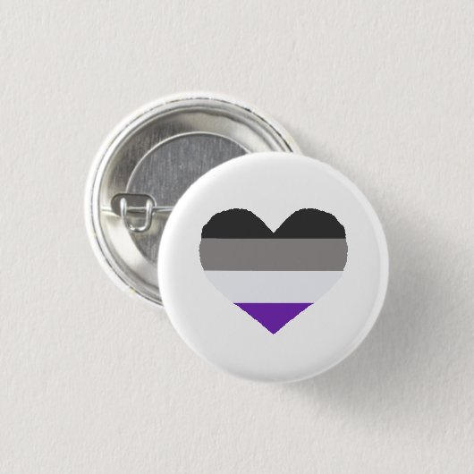 Aseksuele Ace Pride badge Ronde Button 3,2 Cm (Voorkant /achterkant)