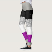 Aseksuele/Ace Pride Flag Leggings (Links)