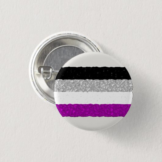 Aseksuele/Ace Pride Flag Ronde Button 3,2 Cm (Voorkant /achterkant)