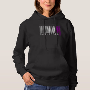 Aseksuele Barcode Pride Colorado Schattig Ace Esth Hoodie