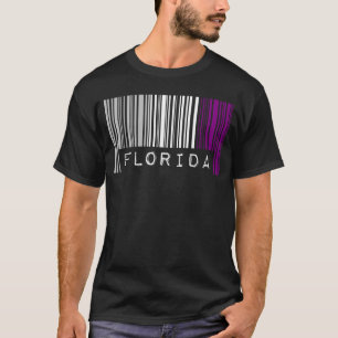 Aseksuele Barcode Pride Florida Cute Ace Aesthetic T-shirt
