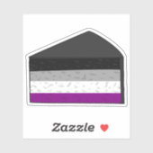 Aseksuele Cake Sticker (Vel)