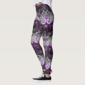 Aseksuele drakenschade - Ace Pride-vlagkleuren Leggings (Links)