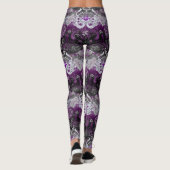Aseksuele drakenschade - Ace Pride-vlagkleuren Leggings (Achterkant)