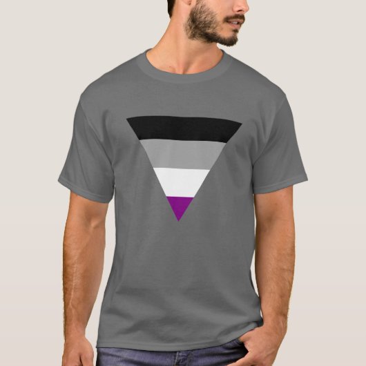 Aseksuele Driehoek Pride T-Shirt (Voorkant)