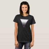Aseksuele Driehoek Pride T-Shirt (Voorkant volledig)