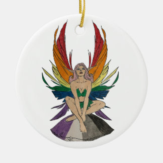 Aseksuele fee keramisch ornament