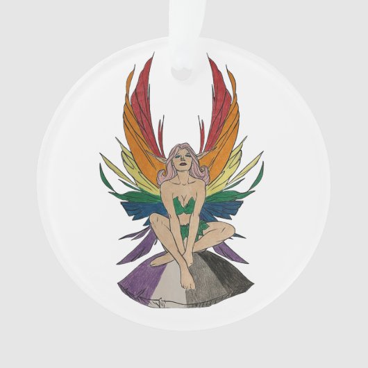 Aseksuele fee ornament (voorkant)