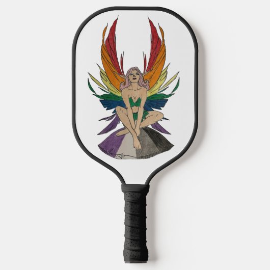 Aseksuele fee pickleball paddle (Voorkant)