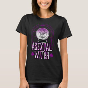 Aseksuele heks Crystals Wicca Witchcraft Satanic T-shirt