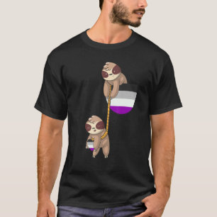 Aseksuele kabelgootsteen Asexuut Ace Ase Ase T-shirt