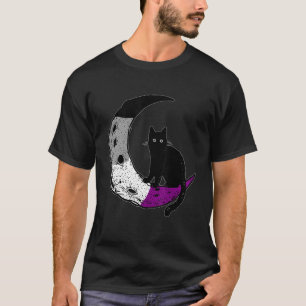 Aseksuele motorkaatpride Cat asexual Lgbt Cat T-shirt
