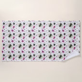 Aseksuele pride Beach Blanket Strandlaken (Voorkant)